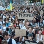 “Xalq – hokimiyat”. Minglab ukrainaliklar Fyodorov uchun namoyish o‘tkazdi