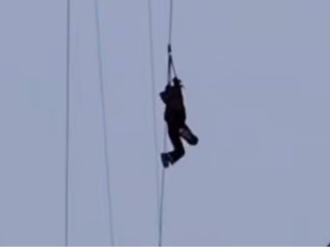 “Qamchiq” dovonida 16 yoshli qiz ziplayndan tushib ketdi (video)