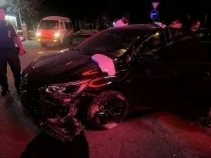 Андижонда ЙПХ талабига бўйсунмаган Onix ҳайдовчиси ЙТҲга учради