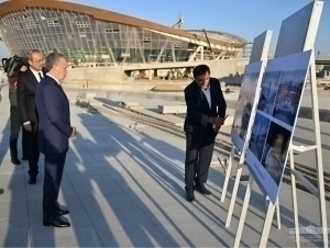 Mirziyoyev visited the Olympic town again