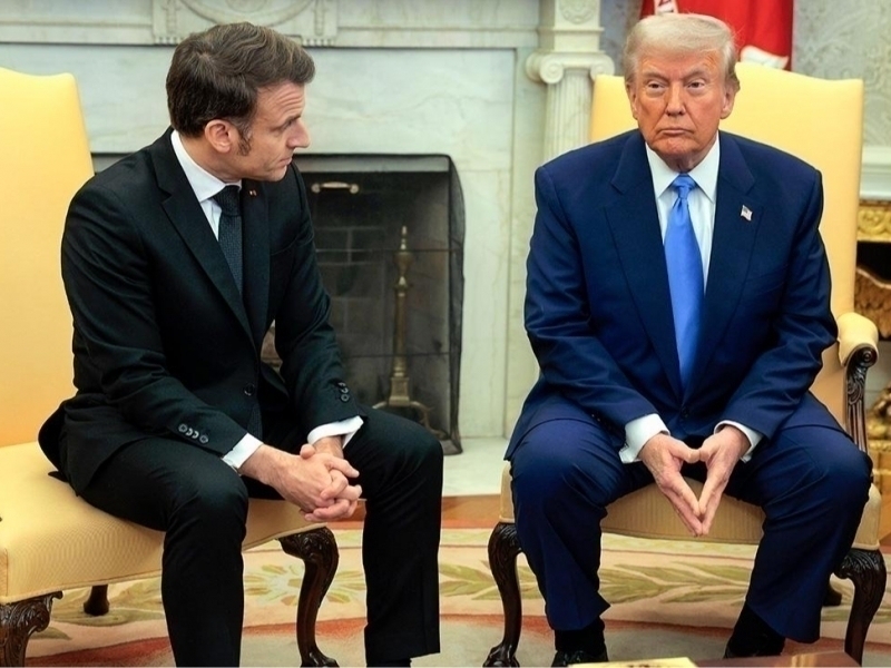 Трамп Путинни “диктатор” дейишдан тийилди: Макроннинг Оқ уйга ташрифи тафсилотлари