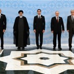 Ashxobodda 5 Prezident ishtirokida Kaspiy sammiti bo‘lib o‘tdi