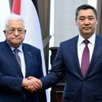 Фаластин Президенти ва Садир Жапаров учрашди