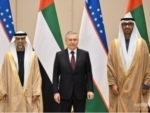 Mirziyoyev welcomes UAE ministers to strengthen bilateral ties