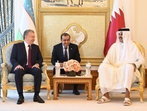 Shavkat Mirziyoyev held talks with the Emir of Qatar