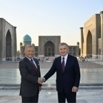 Mirziyoyev receives King of Jordan in Samarkand