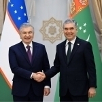 Shavkat Mirziyoyev Gurbanguli Berdimuhamedov bilan uchrashdi