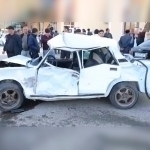 Жиззахда “Жигули” 5 та автомобилга бориб урилди