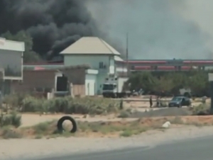 Fire breaks out at a gas station in the Kashkadarya region (video)
