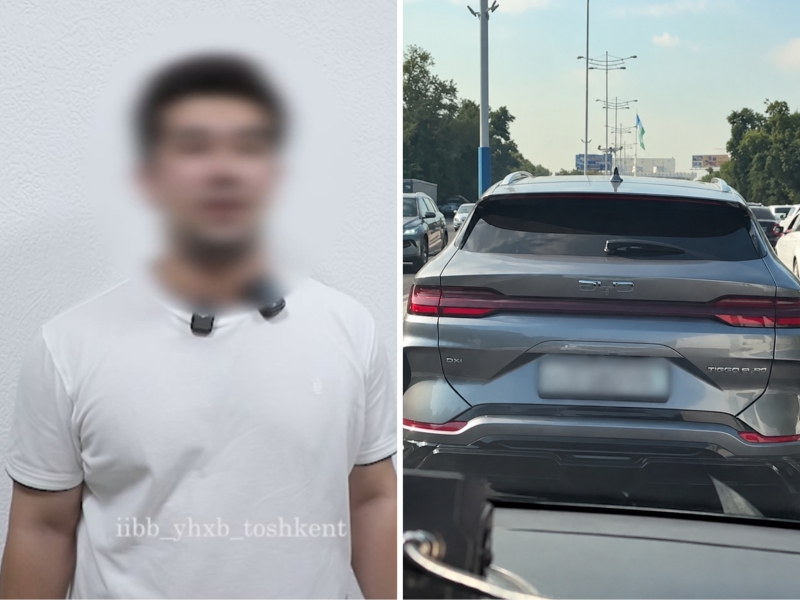 Tez yordamga yo‘l bermagan BYD haydovchisi jazolandi (video)