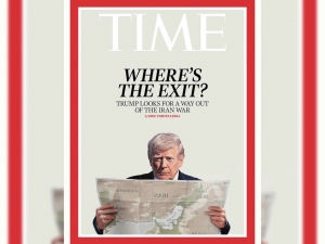 “Chiqish qayerda?” “Time” jurnali Trampga atalgan yangi muqovani chop etdi