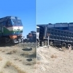 Қорақалпоғистонда поезд ва юк машинаси тўқнашиб кетди