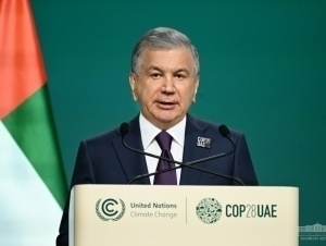Mirziyoyev COP28 da besh taklifni ilgari surdi