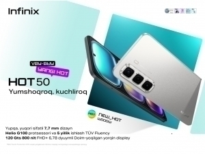 Infinix Hot 50: ёрқин 120 Гц экранли замонавий таклиф 