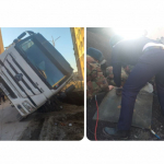 Buxoroda 33 yoshli erkakni yuk avtomobili va issiq asfalt bosib qoldi