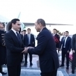 The President of Turkmenistan also arrives in Tashkent