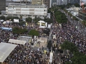 Yuz minglab isroilliklar G‘azodagi vaziyat bo‘yicha miting o‘tkazdi 