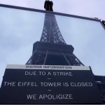 Eyfel minorasi yopildi
