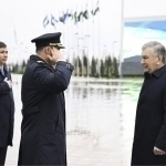 President departs for Surkhandarya