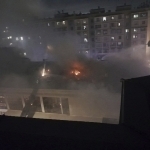 Toshkentdagi to‘yxona alanga ichida qoldi