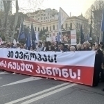 Грузияда “хорижий агентлар” ҳақидаги қонунга қарши намойиш бўлди