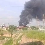 Toshkentdagi omborxonaga o‘t ketdi (video)