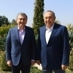 Mirziyoyev Buxoroda Nazarboyev bilan uchrashdi (video)