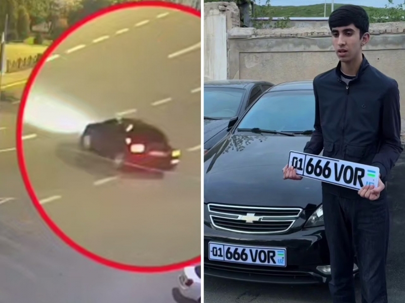 Samarqandda Gentra bilan drift qilgan “VOR”lar ushlandi (video)