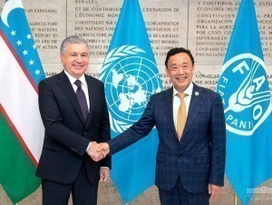 Мирзиёев FAO раҳбарига сайловда муваффақият тилади
