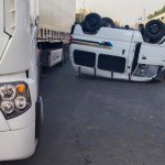 Тошкентдаги ЙТҲда Damas ағдарилиб кетди