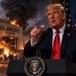 Tramp AQSH elchixonasiga qilingan hujumga javob yo‘llashga va’da berdi