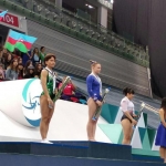 Oksana Chusovitina Bokuda navbatdagi muvaffaqiyatni rasmiylashtirdi