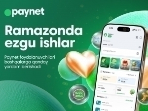 Paynet foydalanuvchilari 409 mln so‘mdan ortiq xayriya qildi