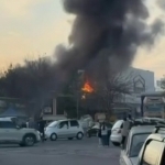 Toshkentdagi qurilish mollari do‘konida yong‘in chiqdi (video)