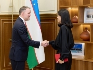 Saida Mirziyoyeva Jeymison Grir bilan uchrashdi