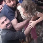 Falastindagi vayronadan 6 yoshli qizaloq “mo’jizaviy” ravishda tirik topildi (video)