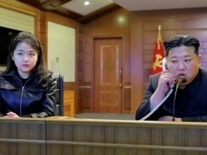 Kim Chen In qizi bilan yana bir raketa sinovini kuzatdi