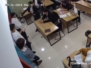 Two teachers assault a student at a private school in Tashkent (video)