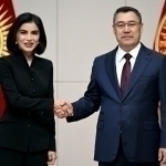 Саида Мирзиёева Бишкекда Қирғизистон Президенти билан учрашди