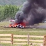 Rossiyada vertolyot qulashi oqibatida 4 kishi halok bo‘ldi (video)