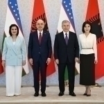 Shavkat Mirziyoyev Albaniya Prezidenti va ayolini kutib oldi