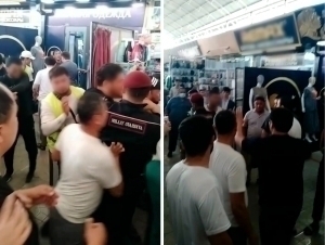 Fight breaks out in the clothes market in Fergana