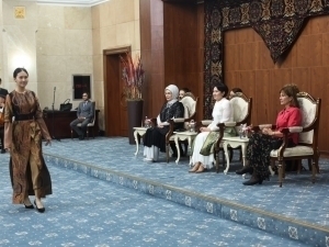 Reception was held for First Ladies in Bishkek