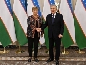 Мирзиёев Нью-Йоркда ХВЖ бошқарувчи директорини қабул қилди