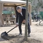 Shavkat Mirziyoyev launches tree planting under the “Yashil Makon” project