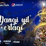 Pepsi sizni Dream Park'dagi (G‘afur G‘ulom bog‘i) Yangi yil archasining ochilishiga taklif qiladi.