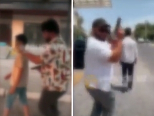 Blogger who filmed a video of a fake gun being fired at people in Qoqon was arrested
