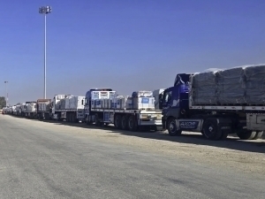 Ғазога кунига 700 тагача гуманитар юк машинаси кириши керак – Абдулфаттоҳ ас-Сиси