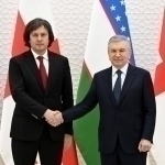 Кобахидзе Мирзиёев билан учрашди