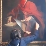Kembrij universitetida qadimiy portret Falastinga ozodlik chaqirig‘i fonida yo‘q qilindi (video)